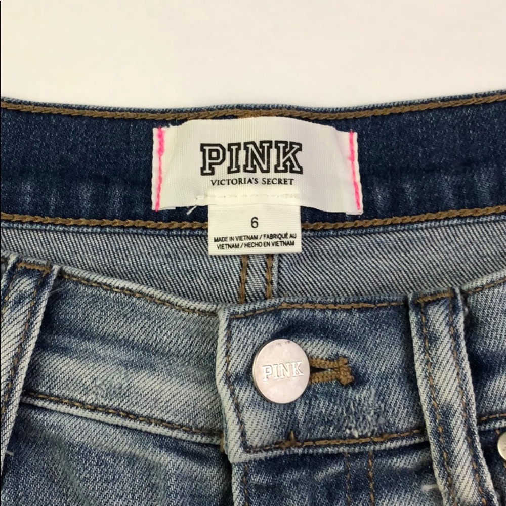 PINK HIGH RISE SHORTS - Picture 3 of 8